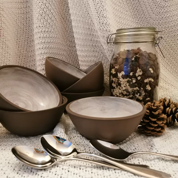 Müslischale, Naturton dunkelbraun, Preis €14,- 