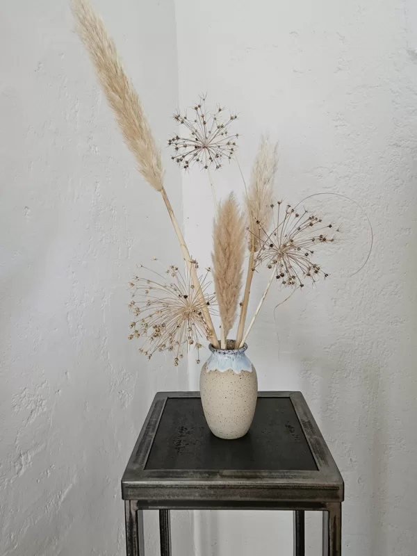 Vase, Steinzeugton, Preis €26,- bis 38,- je nach Größe