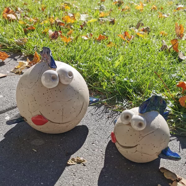 Keramikfiguren Steinzeug, Preis €22,- bis 38,- je nach Größe